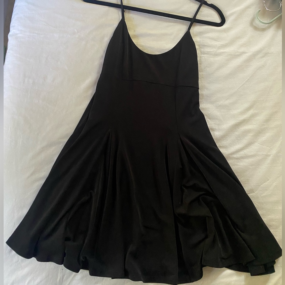 Silence + Noise black skater dress in size Medium